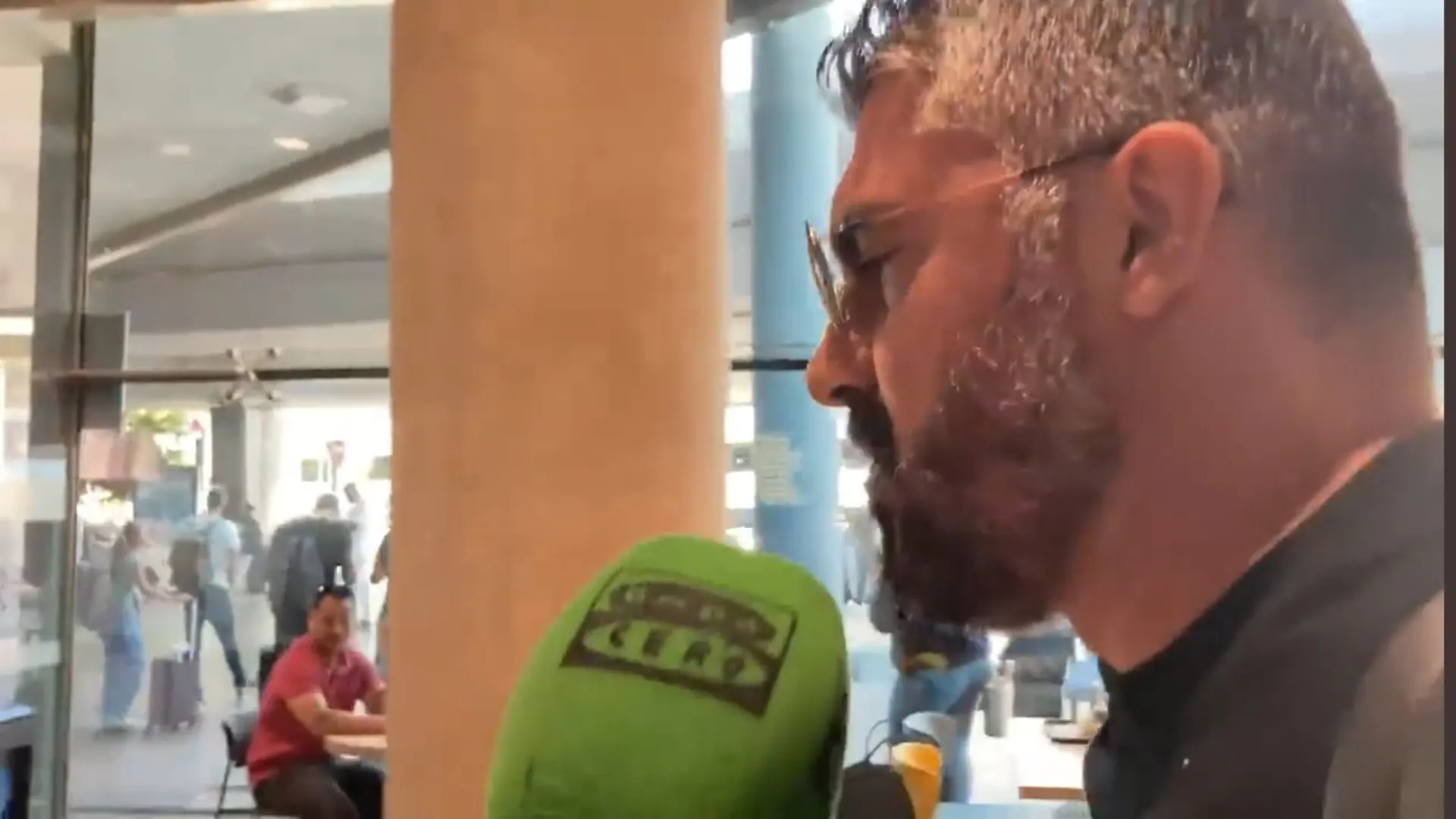 Gennaro Gattuso a su regreso de Singapur Gennaro Gattuso a su regreso de Singapur