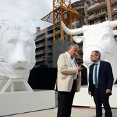 Recta final de la construcción de la Basílica de la Sagrada Familia en Barcelona Recta final de la construcción de la Basílica de la Sagrada Familia en Barcelona