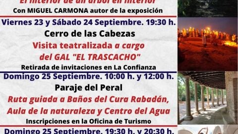 Programaci&oacute;n con motivo del D&iacute;a Mundial del Turismo