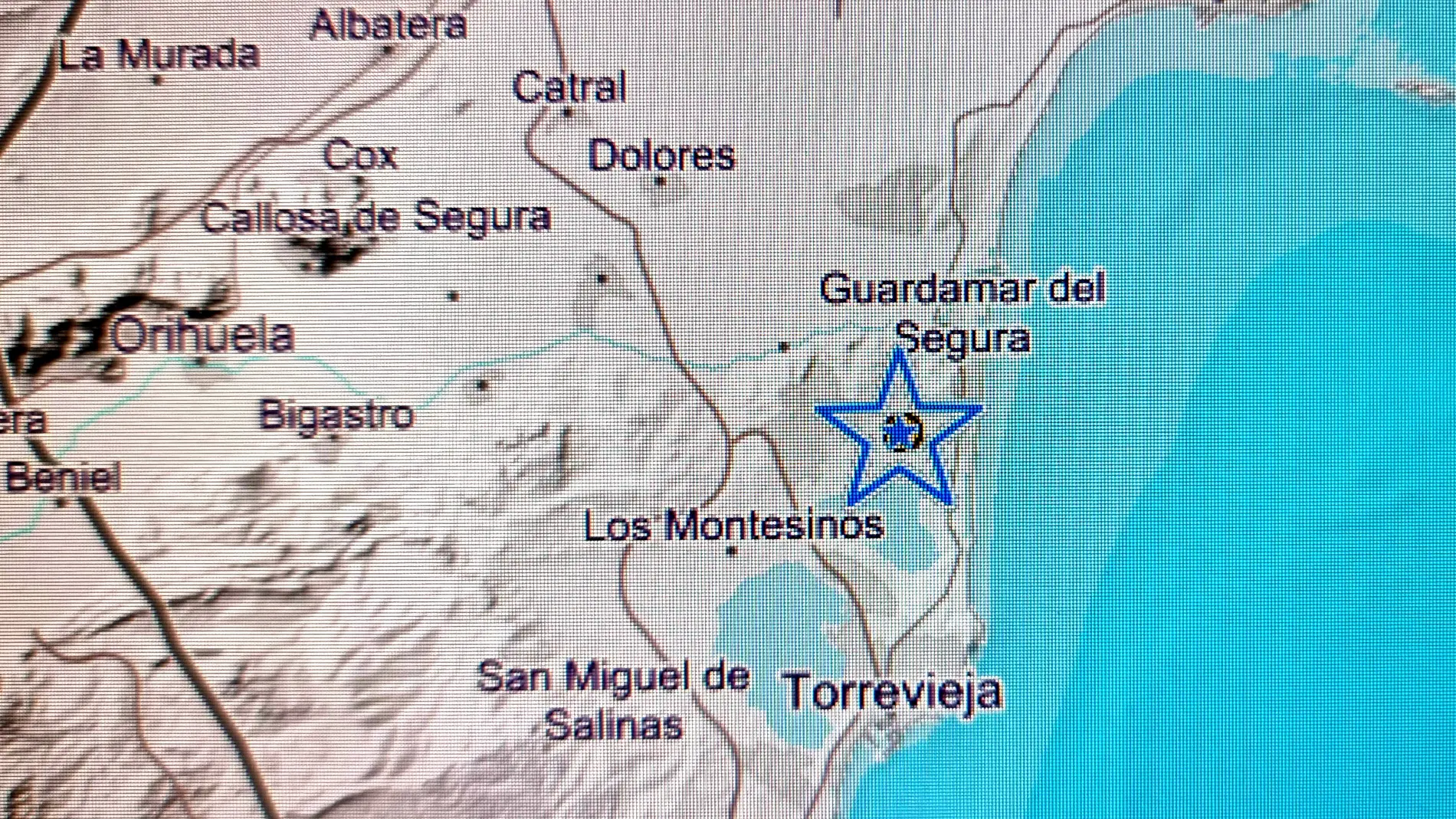 Movimiento sísmico de 2,6 de intensidad y con epicentro en el suroeste de Guardamar del Segiura     