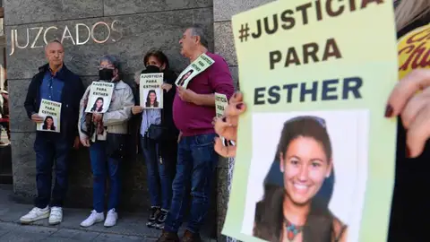 Manifestación por el caso Esther López en Traspinedo.