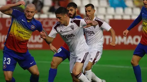Lander Olaetxea es uno de los futbolistas más destacados del Albacete Lander Olaetxea es uno de los futbolistas más destacados del Albacete