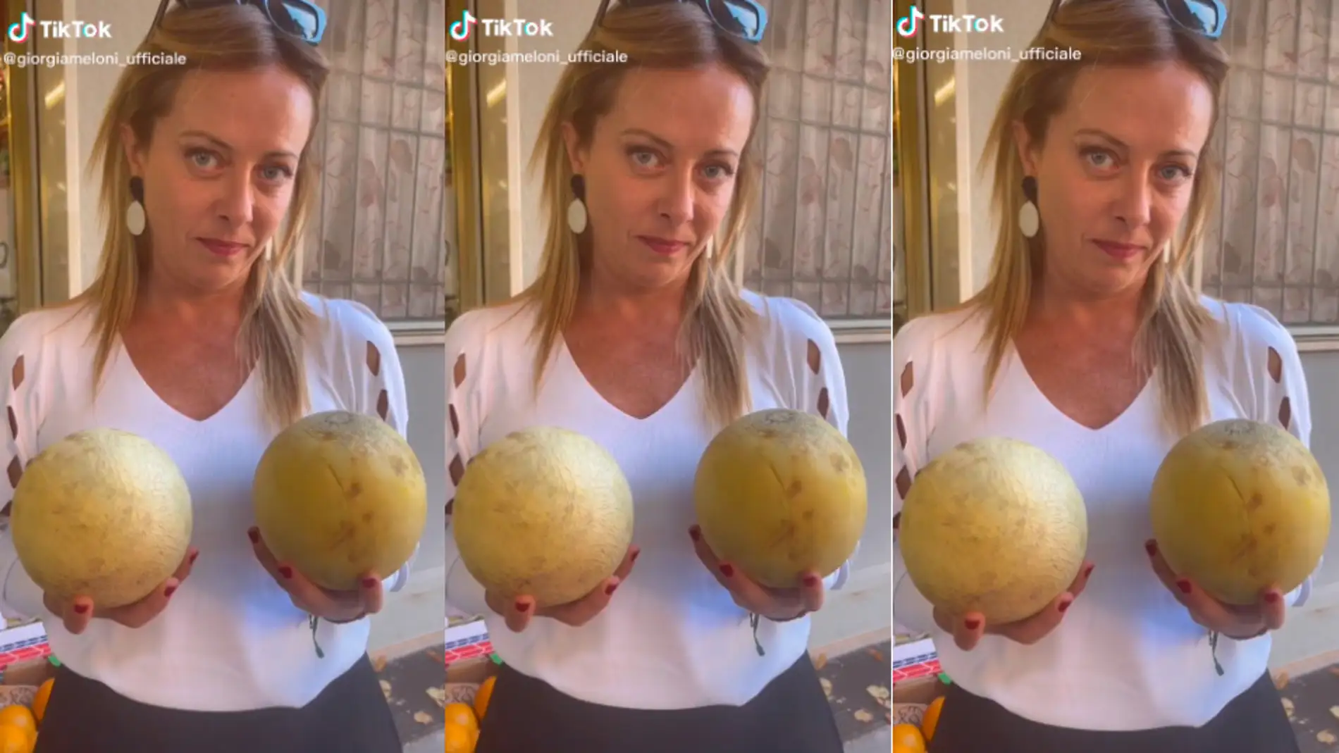 El vídeo con “dos melones” que publicó Giorgia Meloni durante la jornada electoral