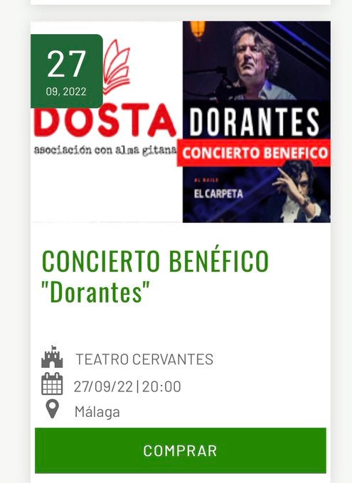 Dorantes, protagoniza este martes un concierto benéfico en el Teatro Cervantes Dorantes, protagoniza este martes un concierto benéfico en el Teatro Cervantes