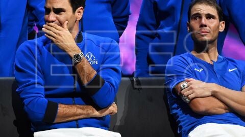 Nadal y Federer en la Laver Cup