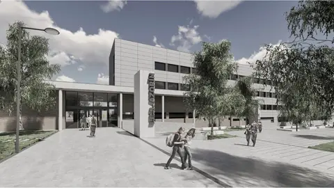 El nuevo IES Azorín de Petrer estará finalizado antes del verano de 2024. El nuevo IES Azorín de Petrer estará finalizado antes del verano de 2024.