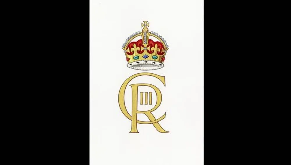 El nuevo monograma real del rey Carlos III/ Reuters/ Palacio de Buckingham