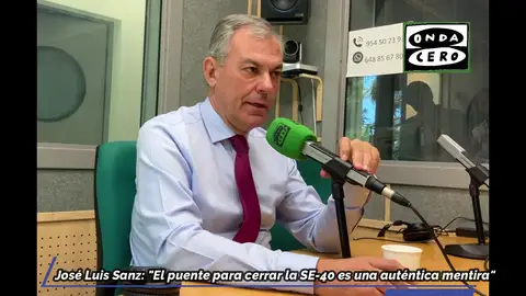 José Luis Sanz: "El puente para cerrar la SE-40 es una autética mentira" José Luis Sanz: "El puente para cerrar la SE-40 es una autética mentira"