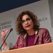 La ministra de Hacienda, María Jesús Montero, presenta el paquete de medidas fiscales del Gobierno 