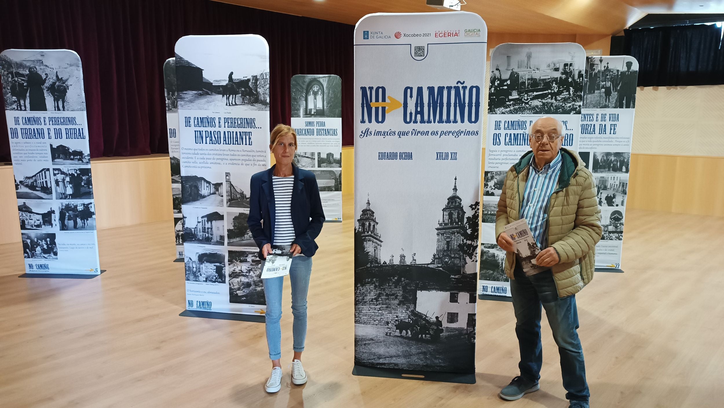 A exposición "No Camiño” chega a Ribas de Sil A exposición "No Camiño” chega a Ribas de Sil