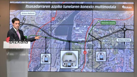 El t&uacute;nel bajo la r&iacute;a en Bizkaia captar&aacute; 51.000 veh&iacute;culos diarios 