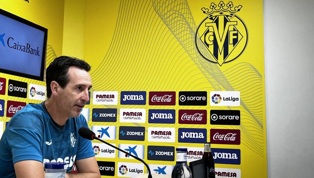 Unai Emery en rueda de prensa