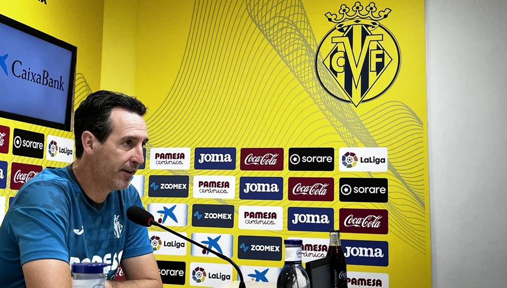 Unai Emery en rueda de prensa Unai Emery en rueda de prensa