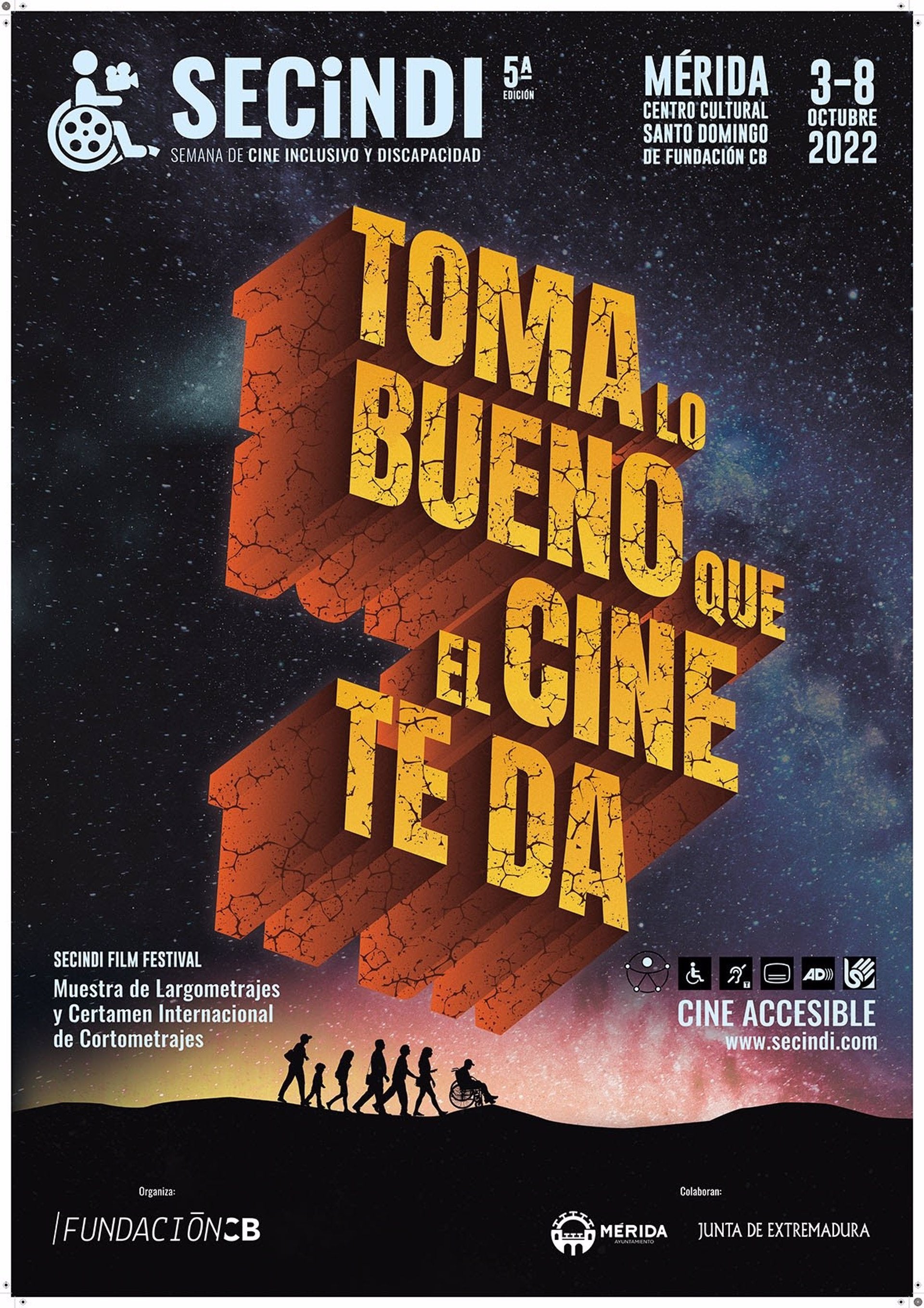 Hoy arranca en Mérida La Semana de Cine Inclusivo y Discapacidad, la SECINDI Hoy arranca en Mérida La Semana de Cine Inclusivo y Discapacidad, la SECINDI