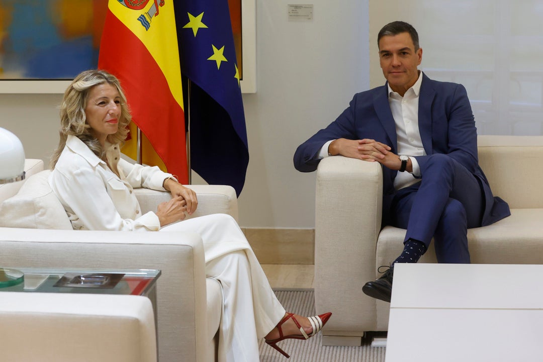 PSOE y Unidas Podemos alcanzan un acuerdo 'in extremis' para los Presupuestos de 2023 PSOE y Unidas Podemos alcanzan un acuerdo 'in extremis' para los Presupuestos de 2023