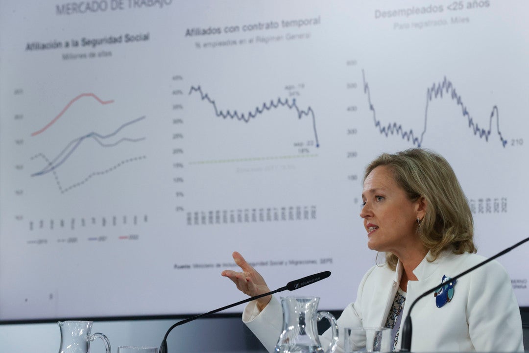 El Gobierno baja el crecimiento para 2023 al 2,1% por la elevada inflación El Gobierno baja el crecimiento para 2023 al 2,1% por la elevada inflación