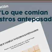 "Qué comían nuestros antepasados" un trabajo escolar dirigido por María Elisa Zerón "Qué comían nuestros antepasados" un trabajo escolar dirigido por María Elisa Zerón