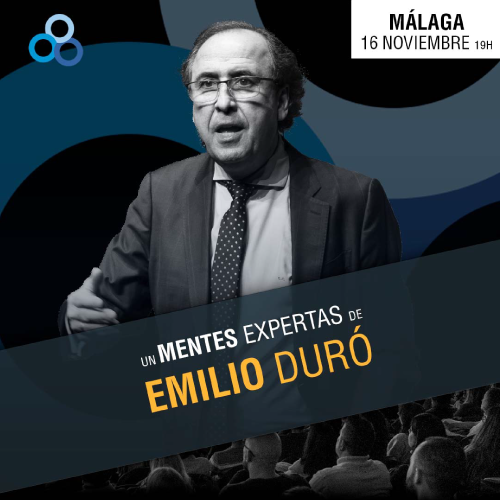 Emilio Duró inaugura este martes en Huelva la nueva temporada de Mentes Expertas en Andalucía Emilio Duró inaugura este martes en Huelva la nueva temporada de Mentes Expertas en Andalucía