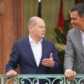 El canciller alemán Olaf Scholz y el presidente del Gobierno español Pedro Sánchez, en una imagen de archivo. 
