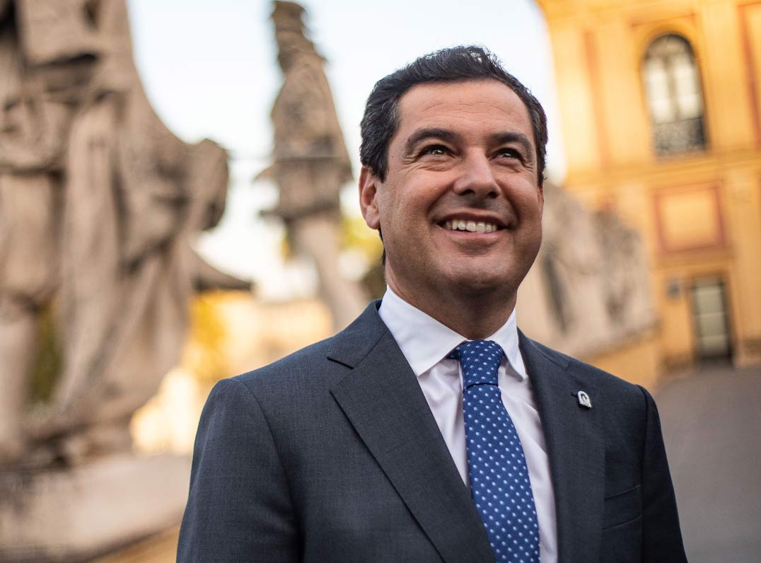 Juanma Moreno recibirá este jueves al presidente aragonés, Javier Lambán Juanma Moreno recibirá este jueves al presidente aragonés, Javier Lambán