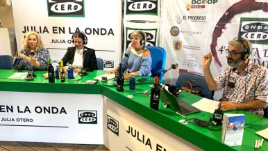 Raquel Martos, Roger de Gràcia, Mónica Chaparro y Julia Otero