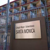 Fachada del Colegio Mayor Santa Mónica de Madrid