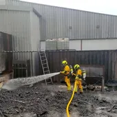 bomberos incendio nave industrial altea bomberos incendio nave industrial altea