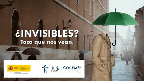 Toca que nos vean Campaña de Cocemfe para visibilizar la discapacidad orgánica