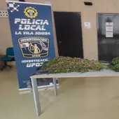 Policía Local La Vila Joiosa. Droga Policía Local La Vila Joiosa. Droga