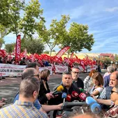 Concentración de los sindicatos en Ciudad Real Concentración de los sindicatos en Ciudad Real