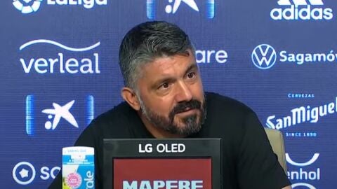 Gattuso en rueda de prensa tras la victoria ante Osasuna