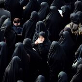 Un grupo de mujeres en Teherán (Irán)
