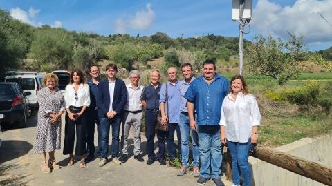 La consellera de Presidencia, Función Pública e Igualdad del Govern, Mercedes Garrido, ha visitado la estación hidrométrica de alerta de inundaciones instalada en Sant Llorenç acompañada por el director general de Emergencias, Jaume Barceló, y el alcalde de Sant Llorenç, Pep Jaume Umbert La consellera de Presidencia, Función Pública e Igualdad del Govern, Mercedes Garrido, ha visitado la estación hidrométrica de alerta de inundaciones instalada en Sant Llorenç acompañada por el director general de Emergencias, Jaume Barceló, y el alcalde de Sant Llorenç, Pep Jaume Umbert