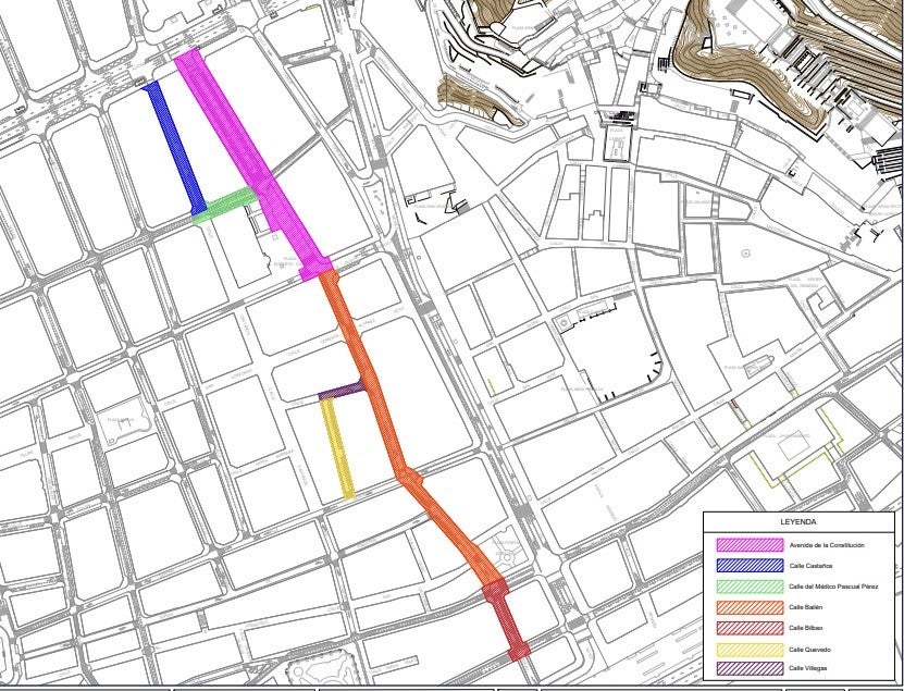 Alicante avanza en la peatonalización del centro con la cuarta fase del nuevo colector Alicante avanza en la peatonalización del centro con la cuarta fase del nuevo colector