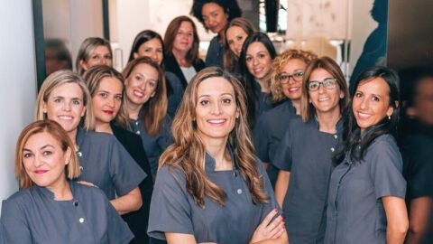 Esther S&aacute;nchez y su equipo