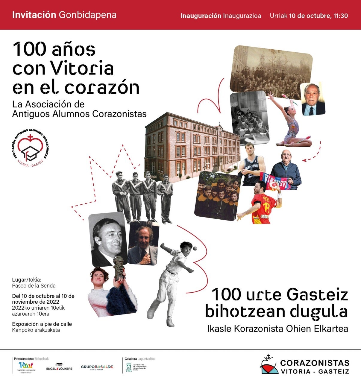 Corazonistas ilustres se pasean desde hoy por La Senda Corazonistas ilustres se pasean desde hoy por La Senda