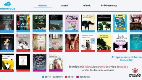 Lo último de Carmen Mola o Luis García Montero, entre las novedades del catálogo digital de la Diputación de Badajoz Lo último de Carmen Mola o Luis García Montero, entre las novedades del catálogo digital de la Diputación de Badajoz