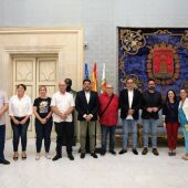 Recepción municipal a los representantes de las Fiestas Tradicionales de Alicante 