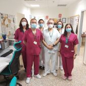 Profesionales de la Unidad de Trasplantes del Hospital Costa del Sol