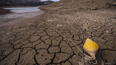 Imagen del Embalse de La Vi&ntilde;uela, situado en el t&eacute;rmino municipal de La Vi&ntilde;uela (M&aacute;laga)