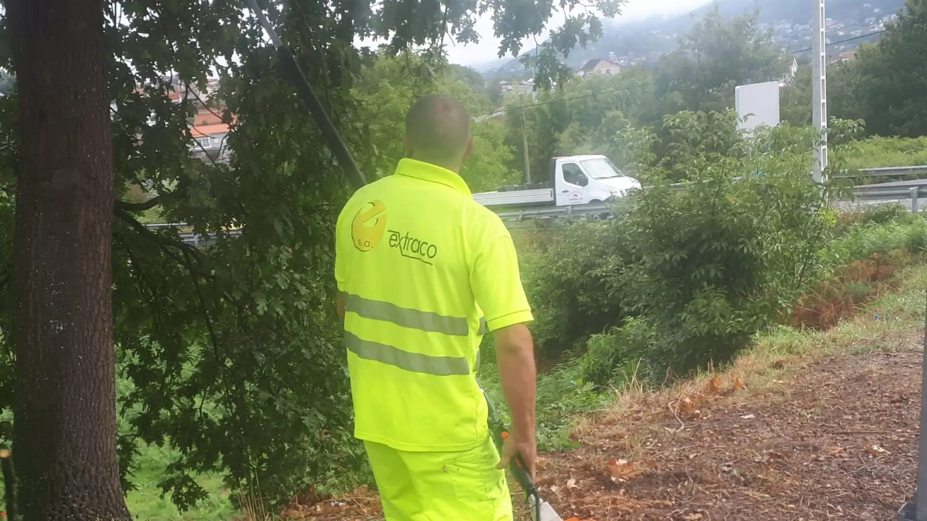 A Xunta inicia obras de peatonalización en Montealegre e Valdorregueiro