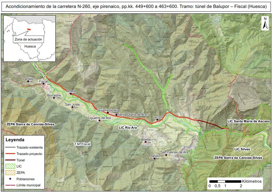 Visto bueno al acondicionamiento de la N260, entre Balupor y Fiscal Visto bueno al acondicionamiento de la N260, entre Balupor y Fiscal