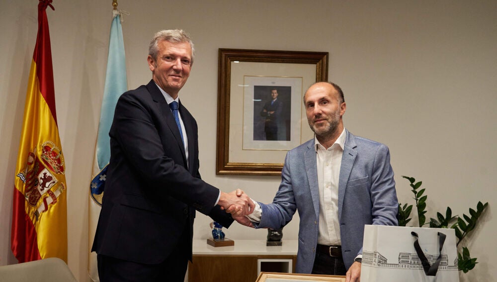 Reunión de Alfonso Rueda con Gonzalo Pérez Jácome