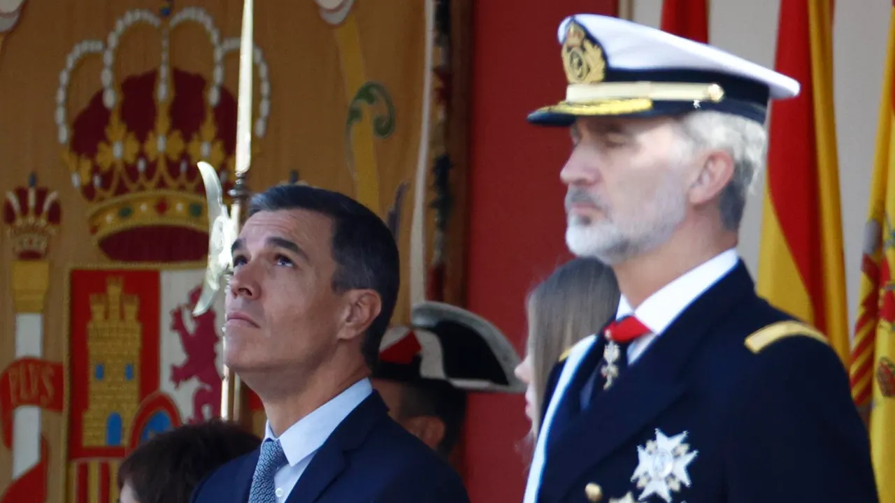 Pedro Sánchez y Felipe VI