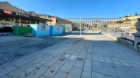Obras Avenida Padre Claret Segovia