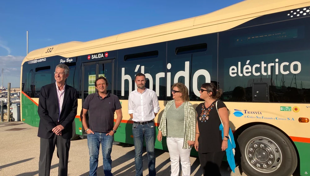 Presentación de los nuevos autobuses hoy en Cádiz
