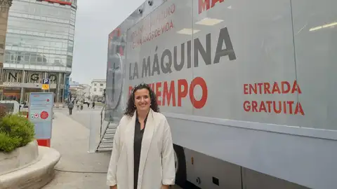 Eva Arranz, doctora de la Fundación Mapfre La máquina del tiempo