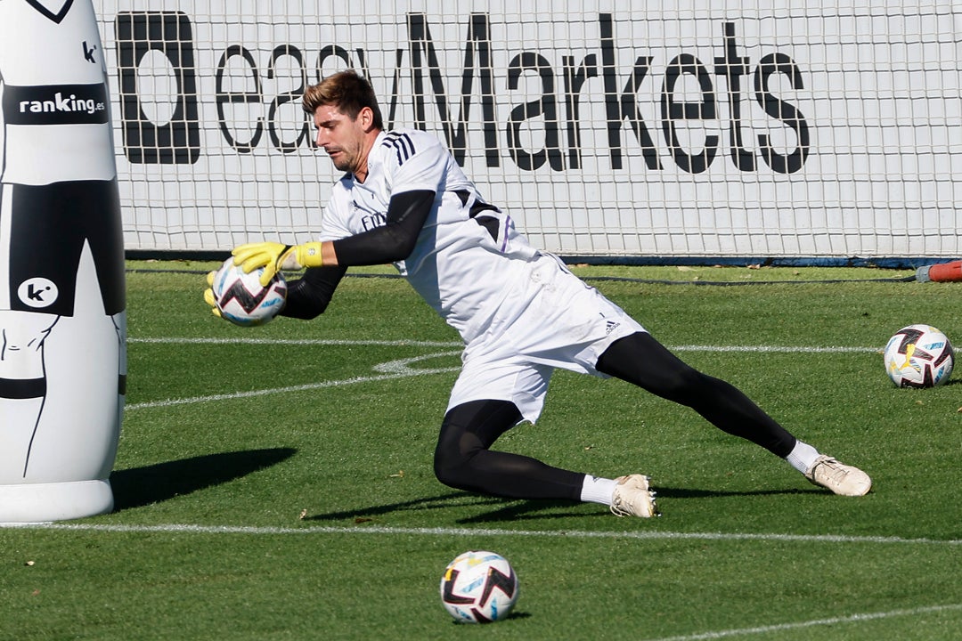 Courtois, 50% de opciones de estar en el clásico Courtois, 50% de opciones de estar en el clásico