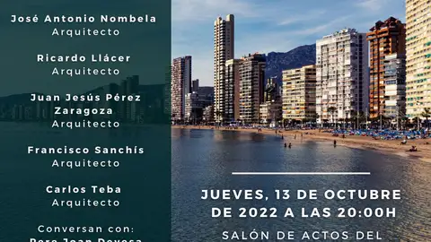 Coloquio sobre arquitectura de Benidorm. Coloquio sobre arquitectura de Benidorm.