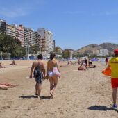 Playa de El Postiguet de Alicante 